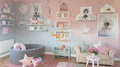 بهترین رنگ دیوار برای اتاق دختر، ترکیب آرامش، شادی و خلاقیت برای محیطی دلنشین و جذاب مناسب کودکان.