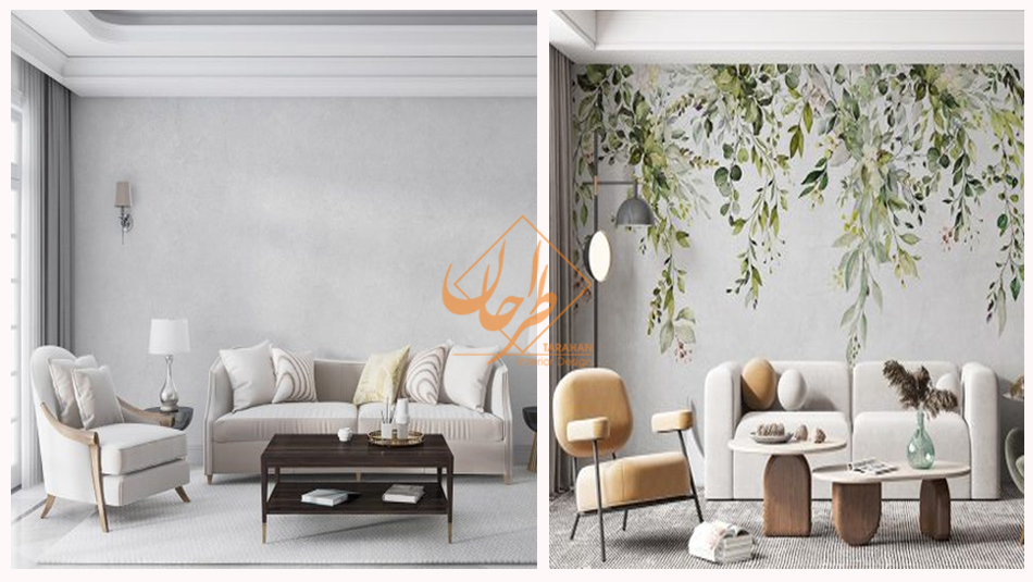 کاغذ دیواری ساده یا طرح‌دار؟ کدام انتخاب بهتری برای خانه شماست؟