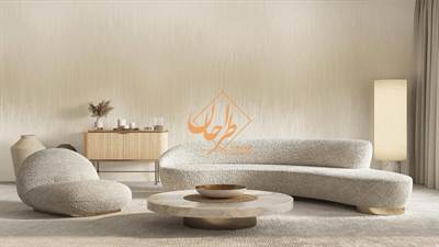 10 مدل کاغذ دیواری ساده و شیک برای پذیرایی با عکس
