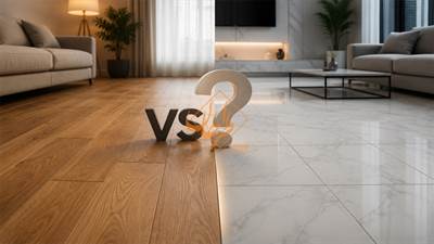 پارکت بهتره یا سرامیک؟ راهنمای انتخاب بهترین کفپوش منزل