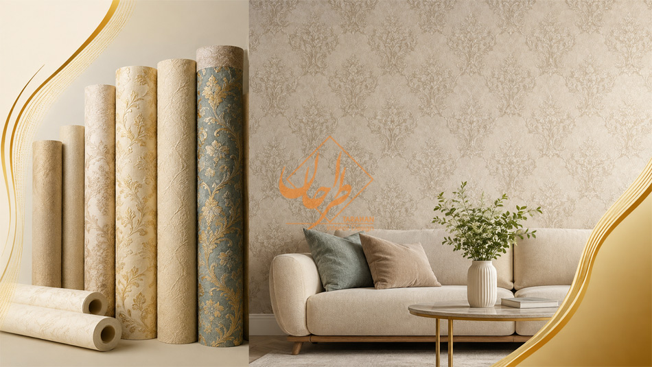کاغذ دیواری رولی چند؟ بررسی قیمت و هزینه خرید
