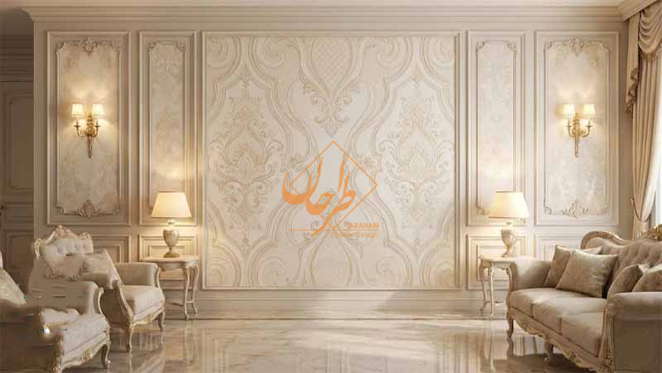 کاغذ دیواری لوکس و کلاسیک
