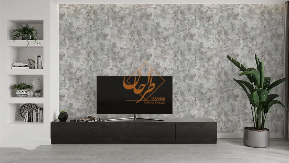 کاغذ دیواری طرحدار برای دیوار شاخص