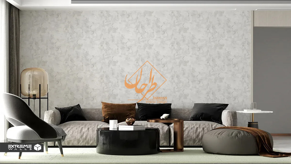 کاغذ دیواری پتینه | 10 مدل کاغذ دیواری ساده و شیک برای پذیرایی با عکس