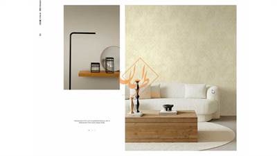 کاغذ دیواری روشن با طرحی ساده، لوکس و مدرن؛ مناسب سالن و پذیرایی با سبک مینیمال و دکور گرم و دلنشین. این مدل با ترکیب رنگ خنثی، فضای منزل را بزرگ‌تر و شیک‌تر نشان می‌دهد. 